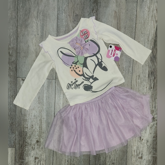 Minnie Mouse Toddler Girls 4-Piece Outfit - Picture 4 of 12